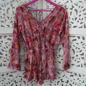 Mossimo | Floral print romper